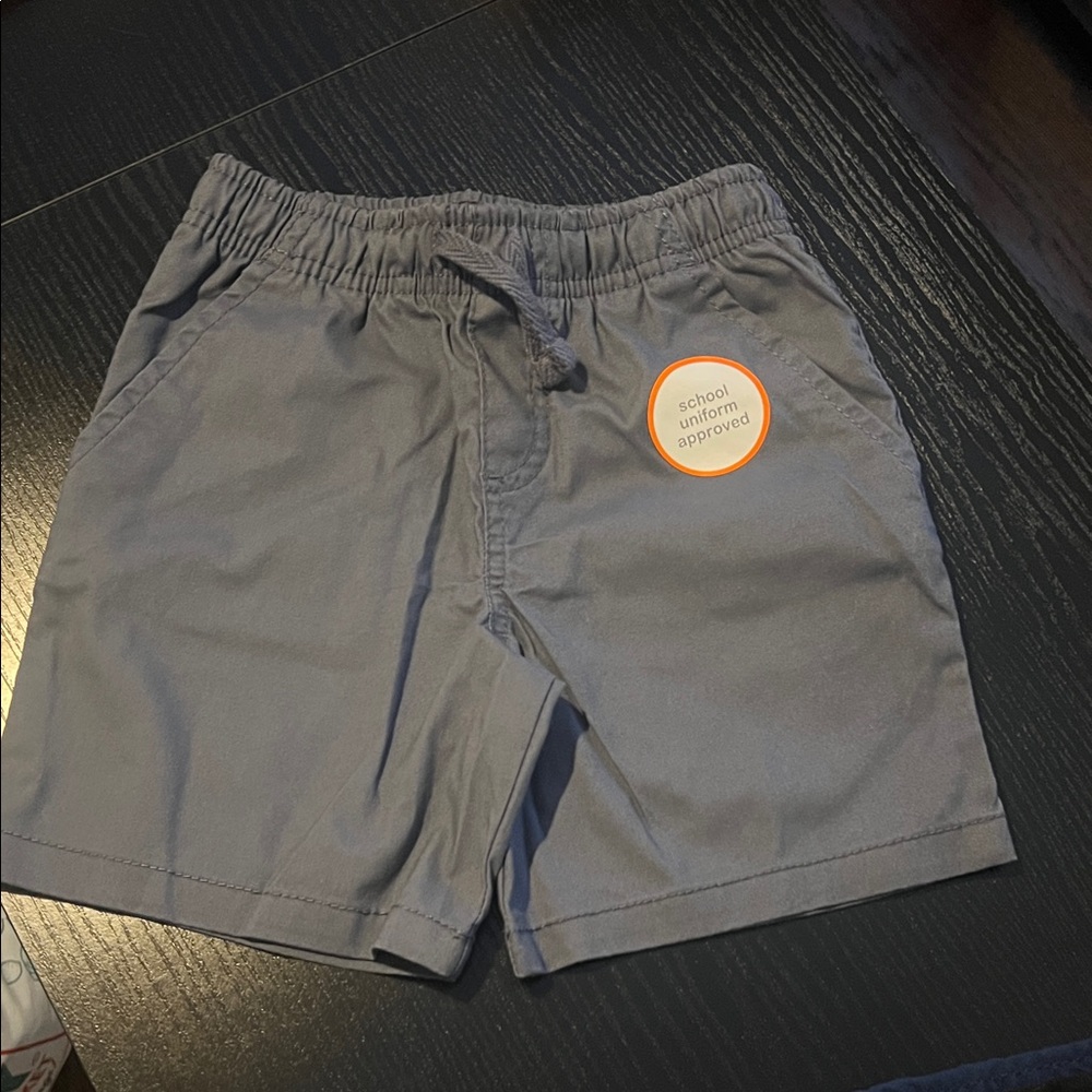 Gray School Uniform Shorts